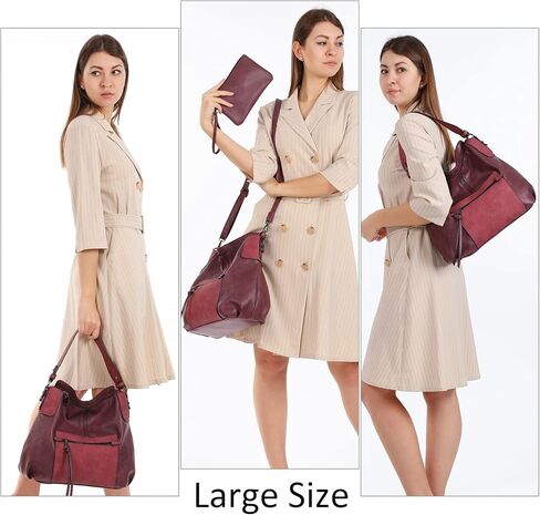 حقائب وحقائب يد للنساء من Realer Hobo، وحقائب كتف كبيرة الحجم مع شرابة in Kuwait