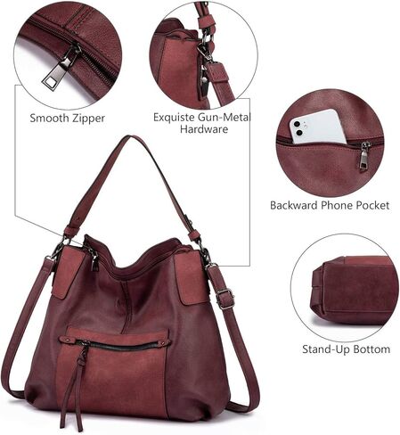 حقائب وحقائب يد للنساء من Realer Hobo، وحقائب كتف كبيرة الحجم مع شرابة in Kuwait