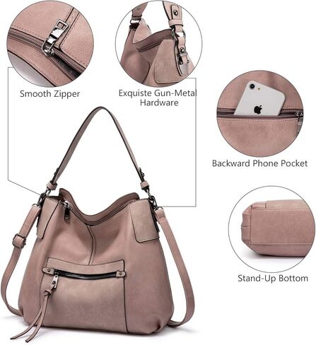 حقائب وحقائب يد للنساء من Realer Hobo، وحقائب كتف كبيرة الحجم مع شرابة in Kuwait