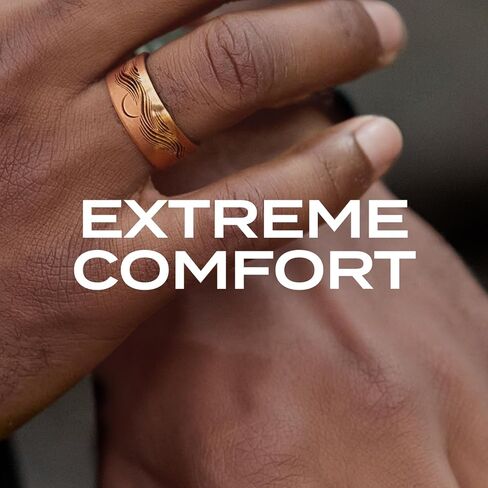 خاتم QALO نسائي من السيليكون المطاطي، الخلود، خاتم زفاف للنساء، مسامي، شريط سيليكون متين للخطوبة، عرض 4 مم وسمك 2.4 مم، متعدد الألوان in Kuwait