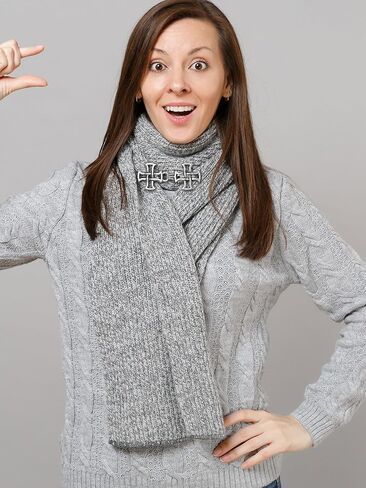 Syhood 5 قطعة سترة خمر كليب سلتيك عقدة الرجعية شال سترة كليب المرأة الرجعية سترة عباءة كليب لفستان الرأس وشاح in Kuwait