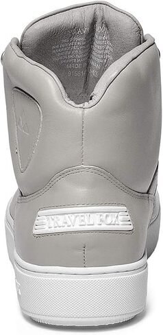 TRAVEL FOX Men's Jay Nappa Leather Round Toe Lace-Up High-Tops in Saudi Arabia