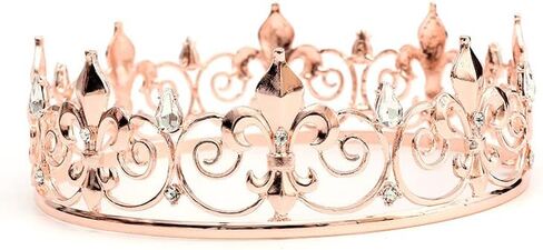 Royal Full King Crown Metal Crowns And Tiaras For Men Cosplay Wedding Prom Party Decorations Crown Headpieces Accessories in Saudi Arabia