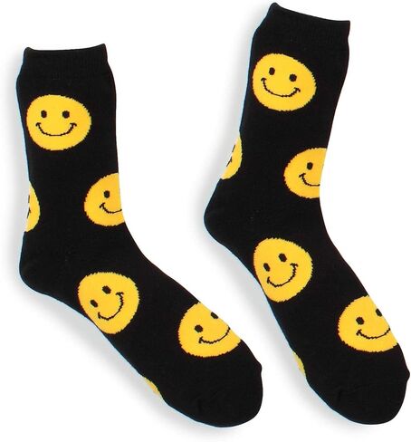 Big Smiley Heart Socks (Crew 5 pairs) BS 15 in Kuwait