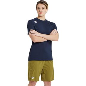 ARENA Team Unisex Solid T-Shirt Short Sleeve Crew Neck Regular Fit Workout Top Men's and Women's Quick Dry Active Tee in Saudi Arabia