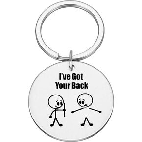 Funny Keychain I've got your back - Stick people - Encouragement Keychain • Encouragement gift • Support gift - Friendship gift, Friendship keychain, K26 in Saudi Arabia