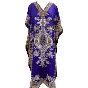 RiSi Women's Kaftan, V-Neck Kimono Long Caftan Dress