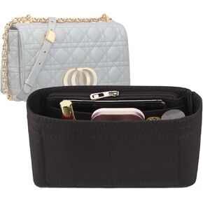 Lckaey Purse Organizer Insert for tote bag organizer insert 3072black-M