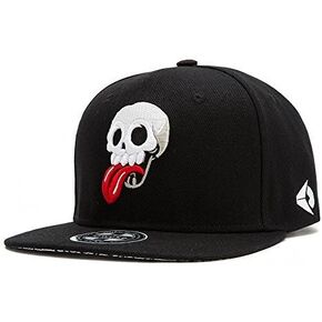 قبعة Snapback للجنسين من TESOON بتصميم تطريز قبعة هيب هوب مسطحة in Kuwait