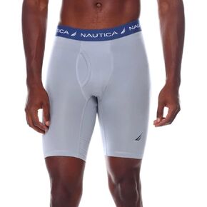 Nautica Men's Performance Compression Base Layer Solid Athletic Bike Shorts in Kuwait