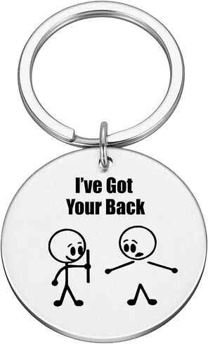Funny Keychain I've got your back - Stick people - Encouragement Keychain • Encouragement gift • Support gift - Friendship gift, Friendship keychain, K26 in Saudi Arabia