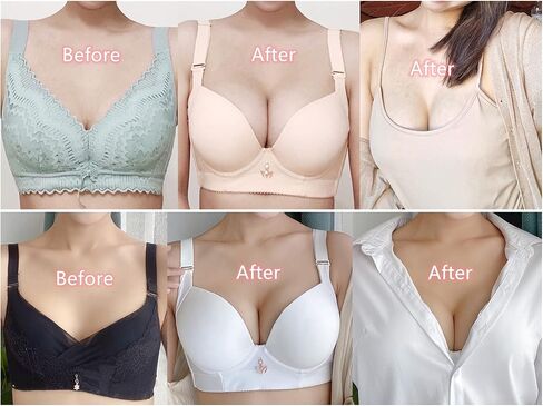 SEA BBOT Women Seamless Push Up Bra Padded Soft Underwire T-Shirt Bras 32A-46DD in Saudi Arabia