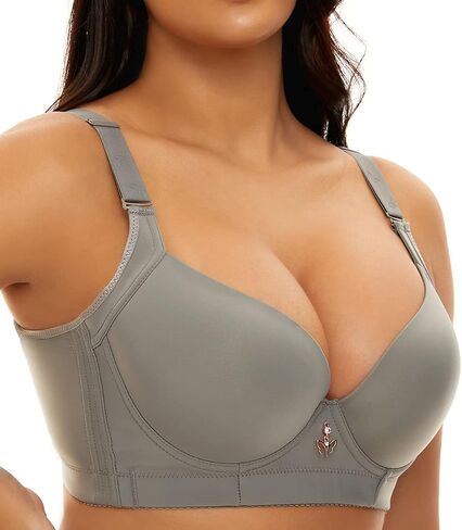SEA BBOT Women Seamless Push Up Bra Padded Soft Underwire T-Shirt Bras 32A-46DD in Saudi Arabia