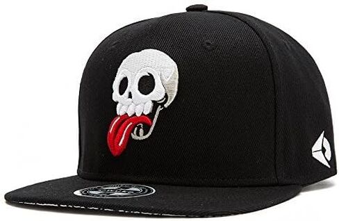 قبعة Snapback للجنسين من TESOON بتصميم تطريز قبعة هيب هوب مسطحة in Kuwait