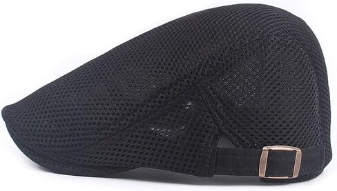 RICHTOER Men Breathable Mesh Summer Hat Newsboy Beret Ivy Cap Cabbie Flat Cap in Saudi Arabia