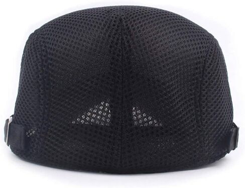 RICHTOER Men Breathable Mesh Summer Hat Newsboy Beret Ivy Cap Cabbie Flat Cap in Saudi Arabia