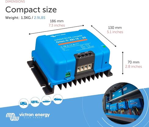 Victron Energy Orion-Tr IP43 48/12-Volt 30 amp 360-Watt Isolated DC-DC Converter in Saudi Arabia