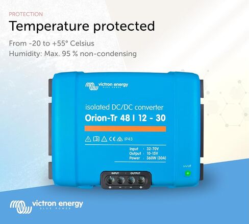 Victron Energy Orion-Tr IP43 48/12-Volt 30 amp 360-Watt Isolated DC-DC Converter in Saudi Arabia