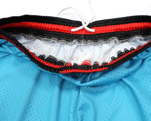 Basketball Athletic Shorts Men - Mesh Gym Sports Workout Training Drawstring Retro Casual Fashion Short with Pockets… in Saudi Arabia