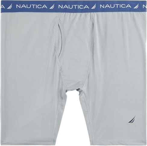 Nautica Men's Performance Compression Base Layer Solid Athletic Bike Shorts in Kuwait