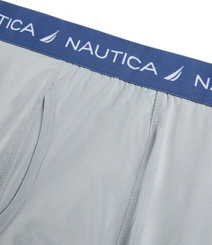 Nautica Men's Performance Compression Base Layer Solid Athletic Bike Shorts in Kuwait