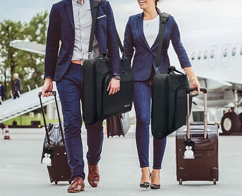 مجموعة من 2 بطاقة امتعة لشنط السفر بتصميم وجه بطريق مضحك من الجلد مع حلقة من الستانلس ستيل وغطاء للخصوصية وبطاقة الهوية وشنطة السفر للنساء والرجال والسفر in Kuwait