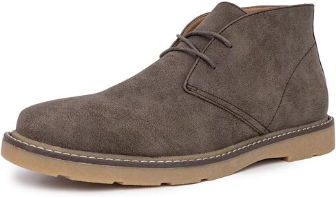 حذاء Chukka للرجال من NINE WEST - حذاء شوكا ديزرت شوكا الكلاسيكي المصنوع من الجلد السويدي الصغير - حذاء كاجوال ورسمي - حذاء أكسفورد شوكا للكاحل برباط متوسط ​​الارتفاع للرجال in Kuwait