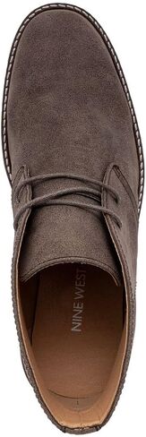 حذاء Chukka للرجال من NINE WEST - حذاء شوكا ديزرت شوكا الكلاسيكي المصنوع من الجلد السويدي الصغير - حذاء كاجوال ورسمي - حذاء أكسفورد شوكا للكاحل برباط متوسط ​​الارتفاع للرجال in Kuwait