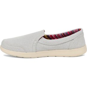 Sanuk Womens Sidewalk Surfer Lite Slip Ons | Womens Shoes | Slip On Shoes for Women | Comfort Foam Footbed in Kuwait