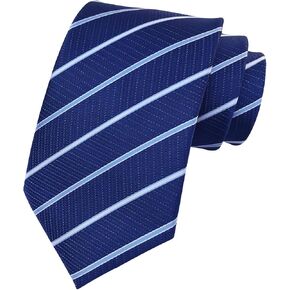 Men's Fashion Striped Patterned Ties Formal College Daily Woven Textured Necktie in Kuwait