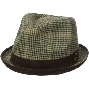 Robert Graham Headwear Men's Fade Away Fedora, Brown, X-Large in Saudi Arabia
