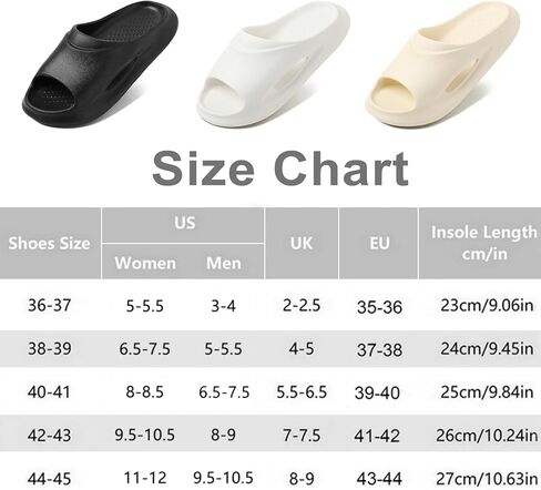 شبشب Cysincos الأصلي للرجال والنساء مضاد للانزلاق للاستخدام الداخلي والخارجي، أحذية سحابية سريعة الجفاف، صنادل الشاطئ للحمام، وسادة ناعمة، شباشب سحابة سميكة in Kuwait