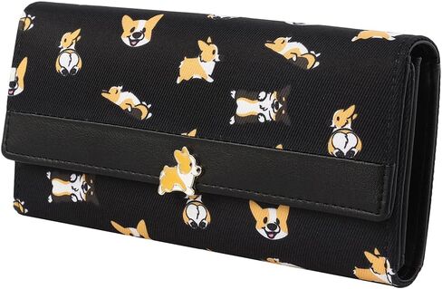 BAYSTORY Baystory Corgi Women Big Spender Clutch Travel Organizer Large Travel Purse Perfect Carry-All Money Manager Tri-fold in Saudi Arabia
