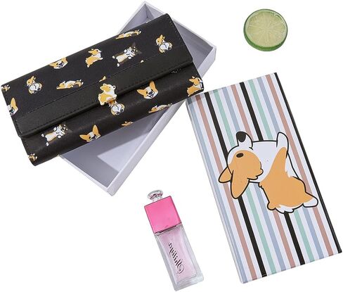 BAYSTORY Baystory Corgi Women Big Spender Clutch Travel Organizer Large Travel Purse Perfect Carry-All Money Manager Tri-fold in Saudi Arabia