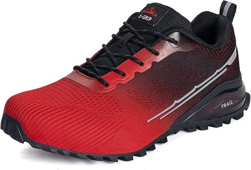 X-GRIP أحذية رجالية حجم 14 15 16 تنفس درب احذية الجري خفيفة الوزن تسلق المشي لمسافات طويلة التخييم في الهواء الطلق أحذية رياضية in Kuwait