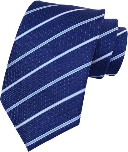 Men's Fashion Striped Patterned Ties Formal College Daily Woven Textured Necktie in Kuwait
