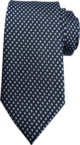 Wehug Men's Classic Stripe Jacquard Woven Silk Tie Formal Party Suit Necktie Neck Ties For Men in Saudi Arabia