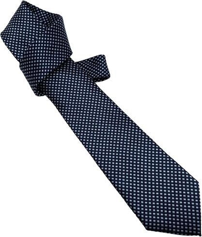 Wehug Men's Classic Stripe Jacquard Woven Silk Tie Formal Party Suit Necktie Neck Ties For Men in Saudi Arabia