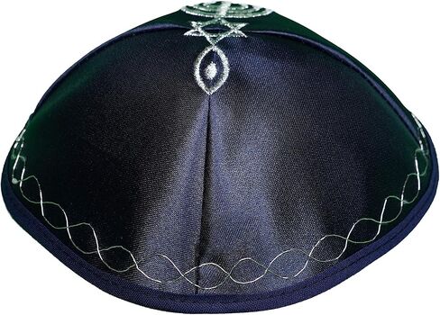 قبعة KIPPIK Satin Set Lot Kippah للرجال والأطفال - جميلة، قابلة للتنفس، مريحة، ناعمة، Yamaka Kippa in Saudi Arabia