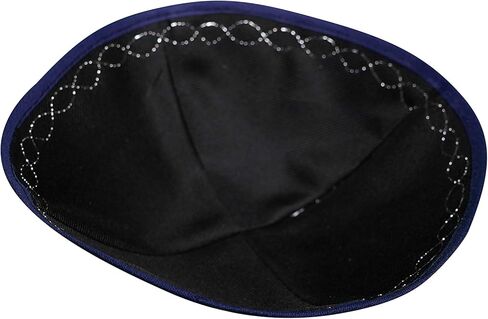 قبعة KIPPIK Satin Set Lot Kippah للرجال والأطفال - جميلة، قابلة للتنفس، مريحة، ناعمة، Yamaka Kippa in Saudi Arabia