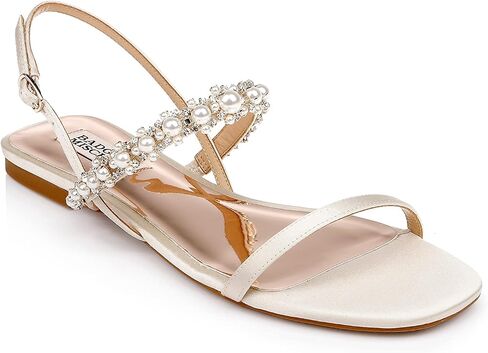 Badgley Mischka Women's Natalee Flat Sandal in Saudi Arabia