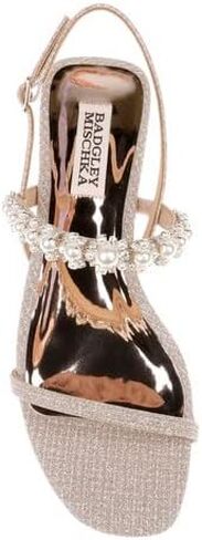 Badgley Mischka Women's Natalee Flat Sandal in Saudi Arabia