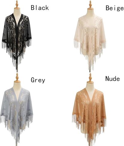 LMVERNA Shawl Wraps for Women New Nylon Hollow Solid Color Breathable Tassel Triangle Scarf Shawl in Saudi Arabia