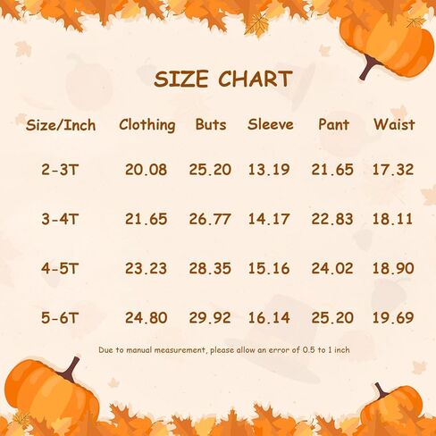 Fantasy Era 3 قطع للأطفال الصغار والبنات لعيد الشكر على شكل يقطين تركيا، تنورة علوية بأكمام طويلة مع عصابة رأس in Kuwait