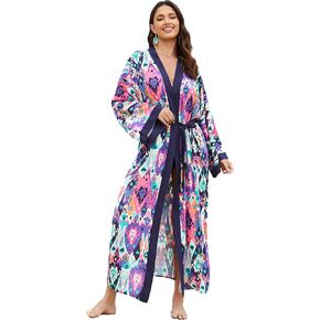 RanRui Kimonos للنساء Duster Kimono Beach Boho Kimono Beach Cover بدلة السباحة in Kuwait