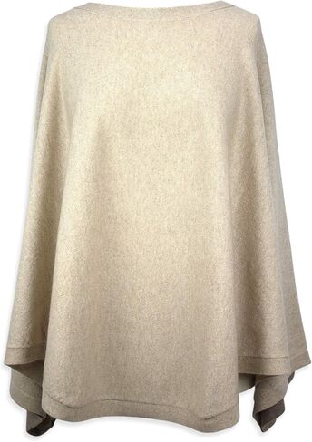 Jet&Bo 100% Pure Cashmere Poncho & Eye Mask Travel Set Beige in Gift Box in Kuwait