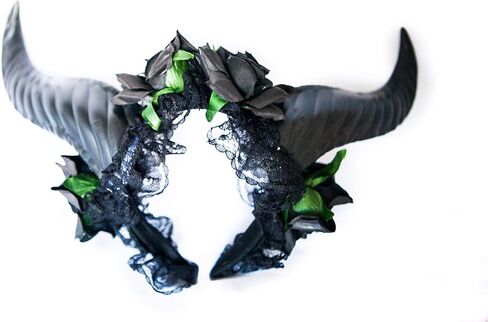 Hit Delights Cute Black Horns Headwear for Costumes، Halloween and Cosplay in Kuwait