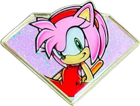 Golden Series 2 Amy - Modern Sonic The Hedgehog Collectible Pin in Saudi Arabia