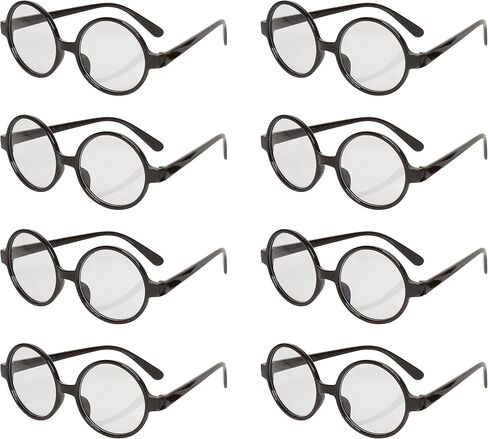 نظارة سحرية للحفلات من ألورز آند إلوجنز (8 عبوات)، لون أسود in Kuwait