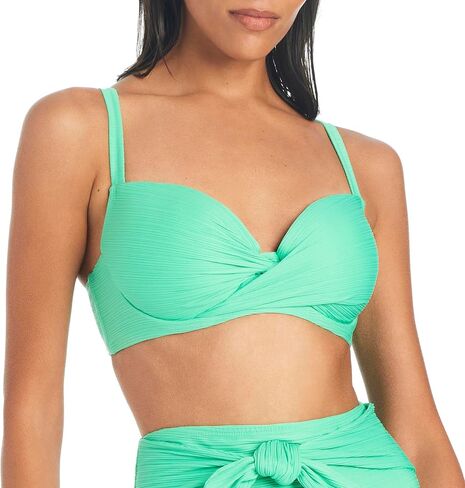 Jessica Simpson Women's Standard 2-Piece Swimsuit: Twisted D-Bra Top with High Waist Bikini Bottom in Saudi Arabia